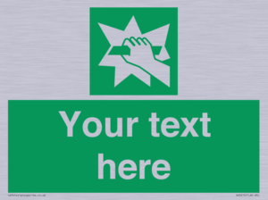 Custom Break Glass Sign